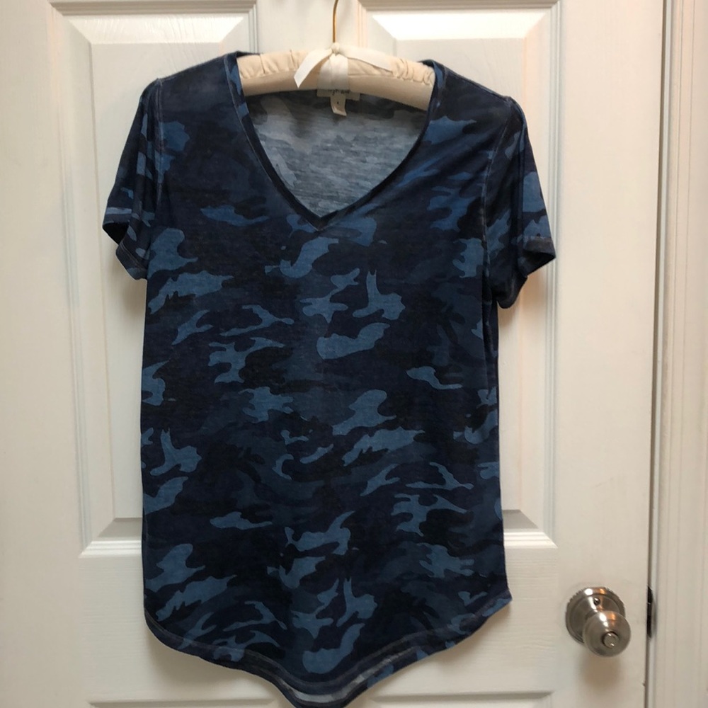 Style & Company lightweight camo tee